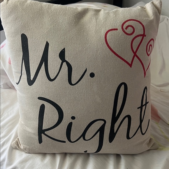 Other - Mr. Right Decorative Pillow‎